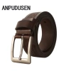 Men's wide waistband business belt wholesale new alloy belt ANPUDUSEN factory direct sales strip belt Item Picture